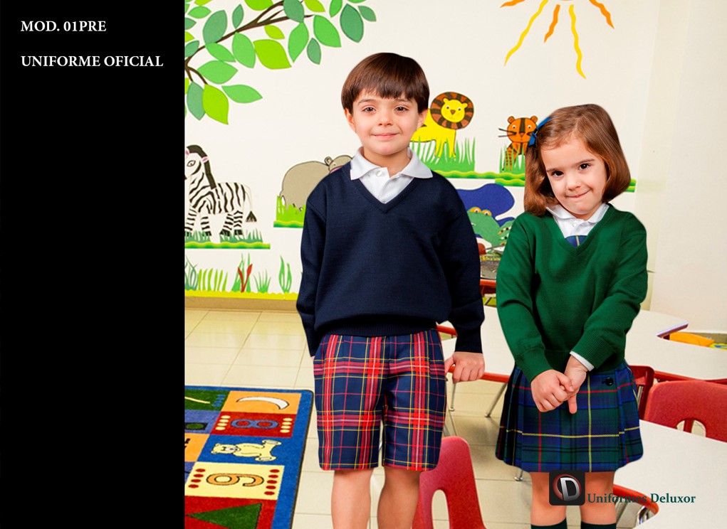 Uniformes Para Escuela Preescolar, Uniforme Oficial. 